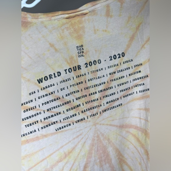 REVOLVE X One Teaspoon Starship Sunset Tie Dye Tee in Peach - Picture 7 of 11